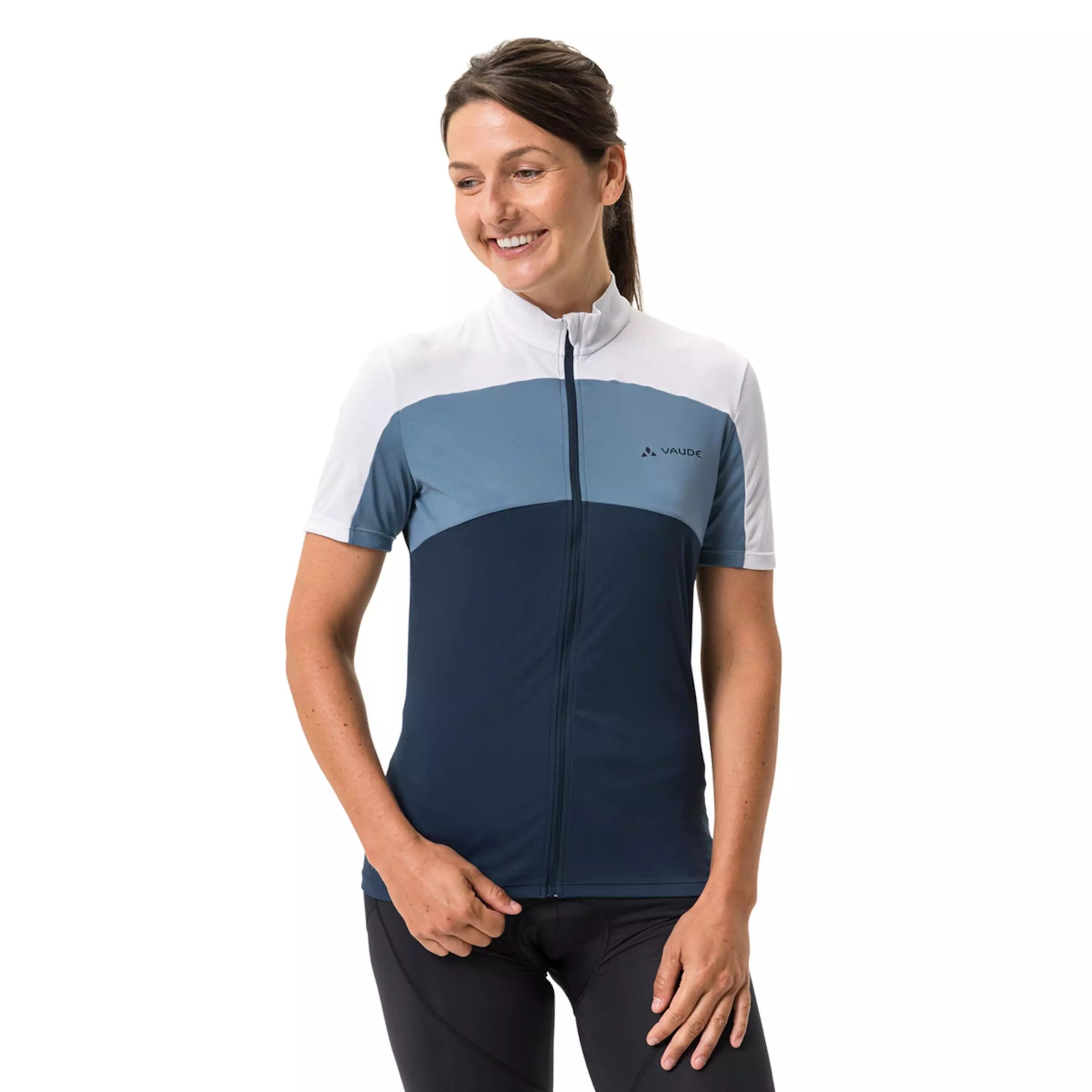 VAUDE WOMEN'S MATERA FZ TRICOT Short-Sleeved Road Cycling Jersey 3 VAUDE WOMEN'S MATERA FZ TRICOT Short-Sleeved Road Cycling Jersey - Image 3
