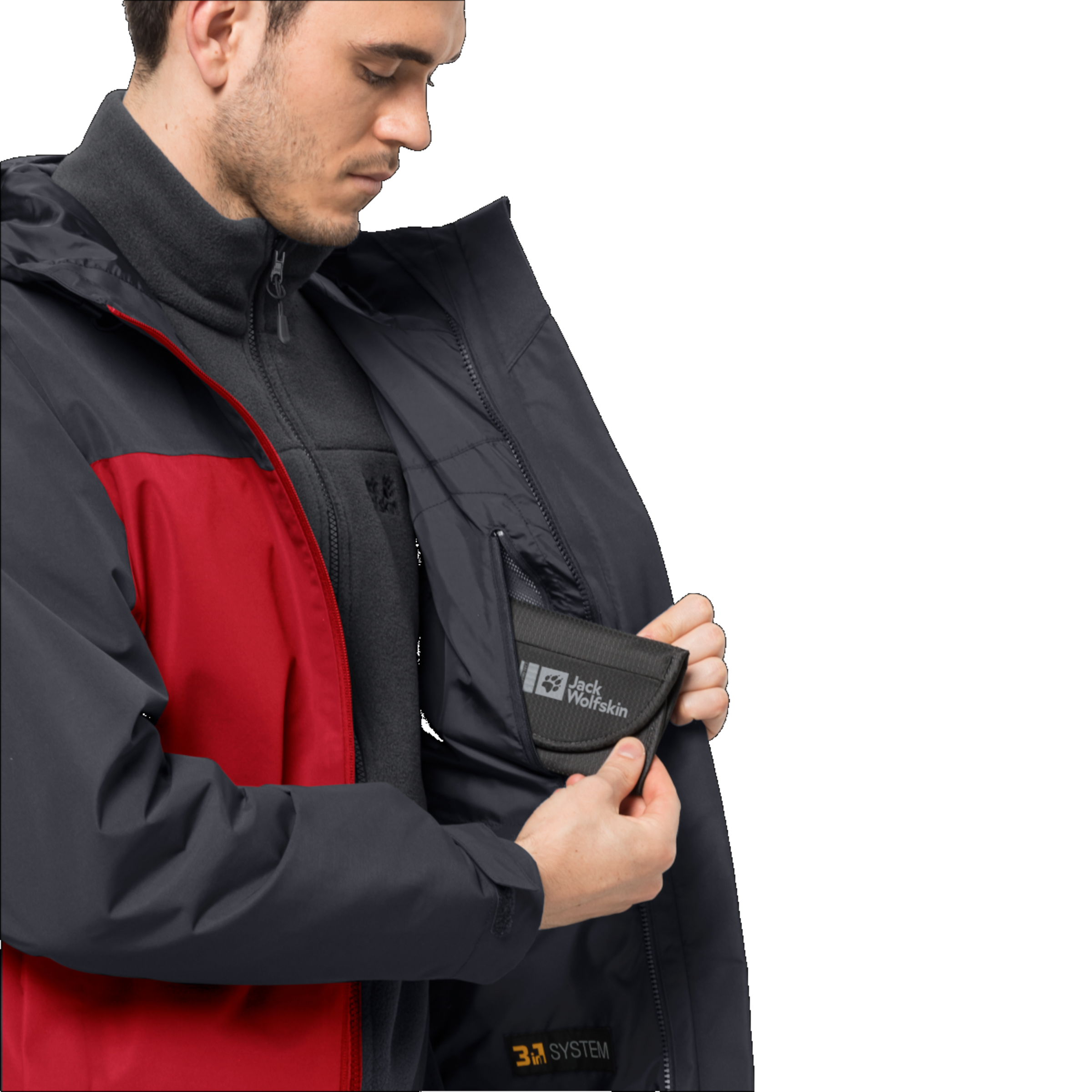 Jack Wolfskin TAUBENBERG 3IN1 JKT M Waterproof Jacket 9 Jack Wolfskin TAUBENBERG 3IN1 JKT M Waterproof Jacket - Image 9