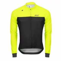 ROSE FLUO Thermo Jersey Long-sleeved Cycling Jersey