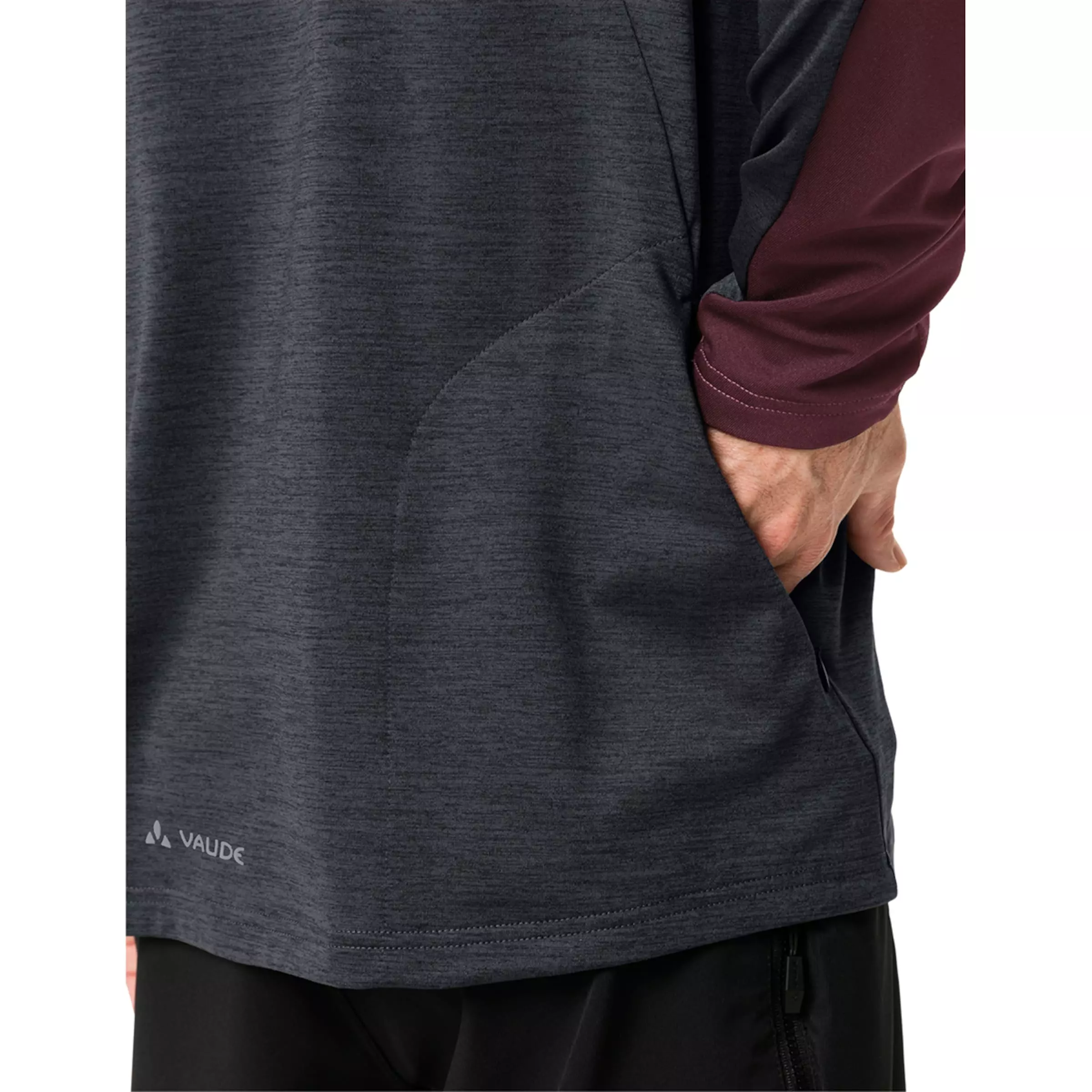 VAUDE MEN'S ALL YEAR MOAB FZ T-SHIRT Winter Jersey 7 VAUDE MEN'S ALL YEAR MOAB FZ T-SHIRT Winter Jersey - Image 7