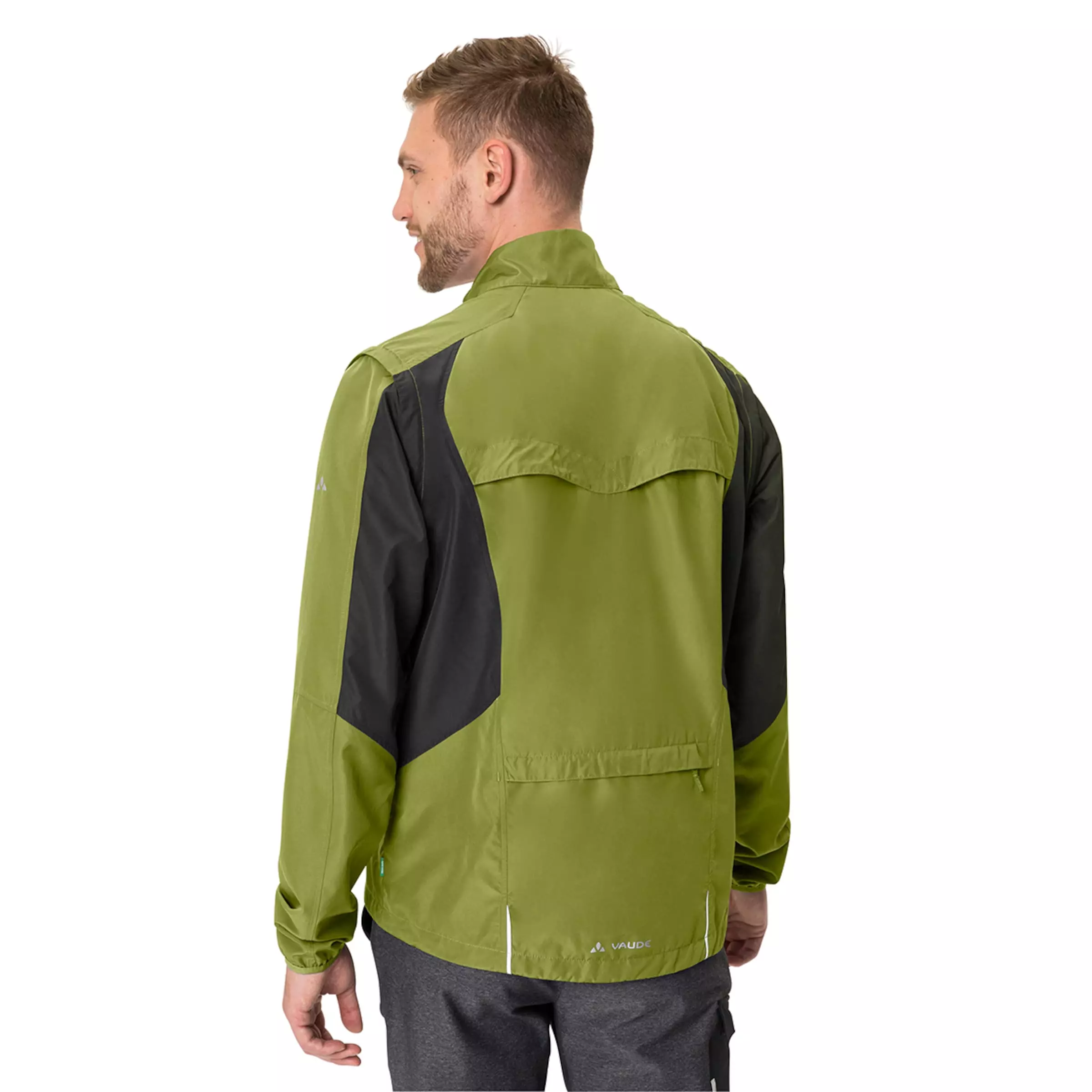 VAUDE MEN'S DUNDEE CLASSIC ZO JACKET Zip-Off Wind Jacket 4 VAUDE MEN'S DUNDEE CLASSIC ZO JACKET Zip-Off Wind Jacket - Image 4