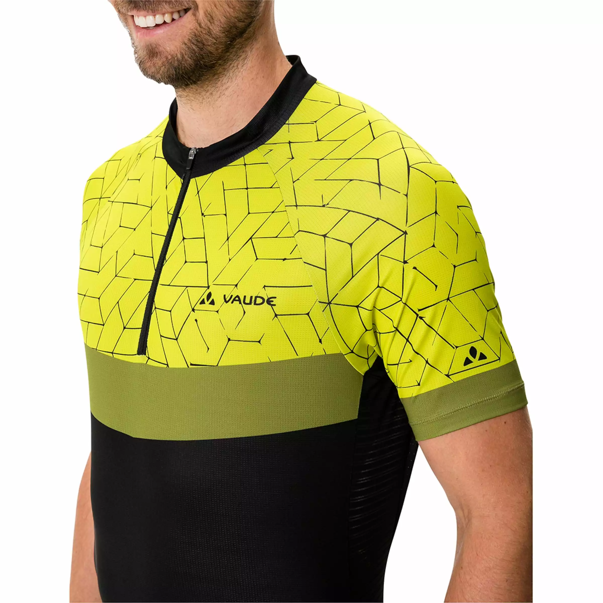 VAUDE MEN`S POSTA HZ TRICOT Cycling Jersey 6 VAUDE MEN`S POSTA HZ TRICOT Cycling Jersey - Image 6