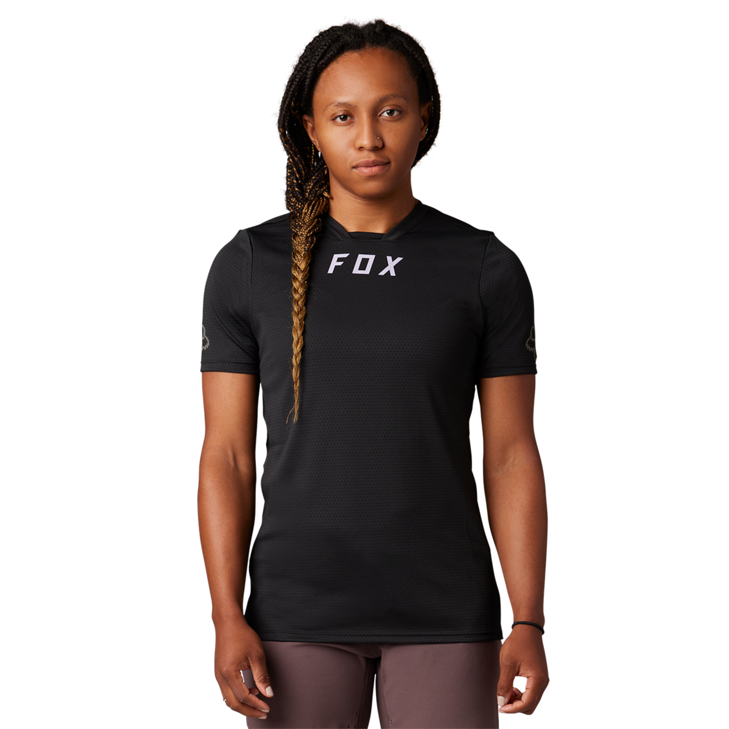 FOX WOMENS DEFEND SS JERSEY Short-Sleeve MTB Bike Shirt 3 FOX WOMENS DEFEND SS JERSEY Short-Sleeve MTB Bike Shirt - Image 3