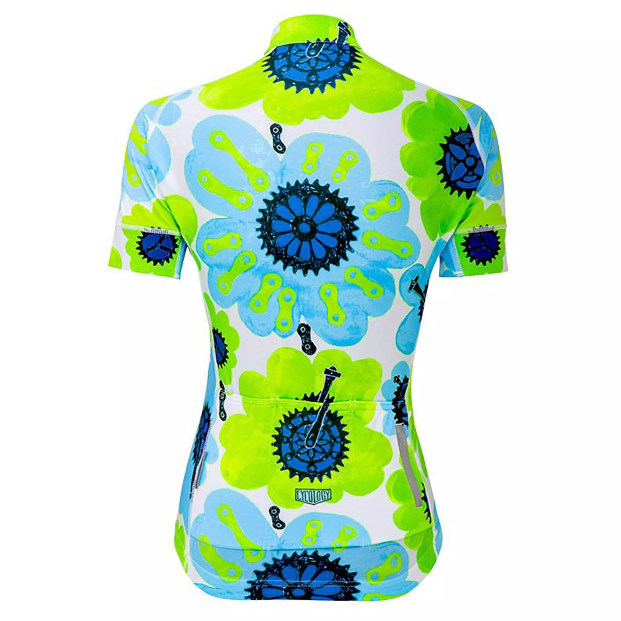 CYCOLOGY PEDAL FLOWER WOMEN'S JERSEY 2 CYCOLOGY PEDAL FLOWER WOMEN'S JERSEY - Image 2