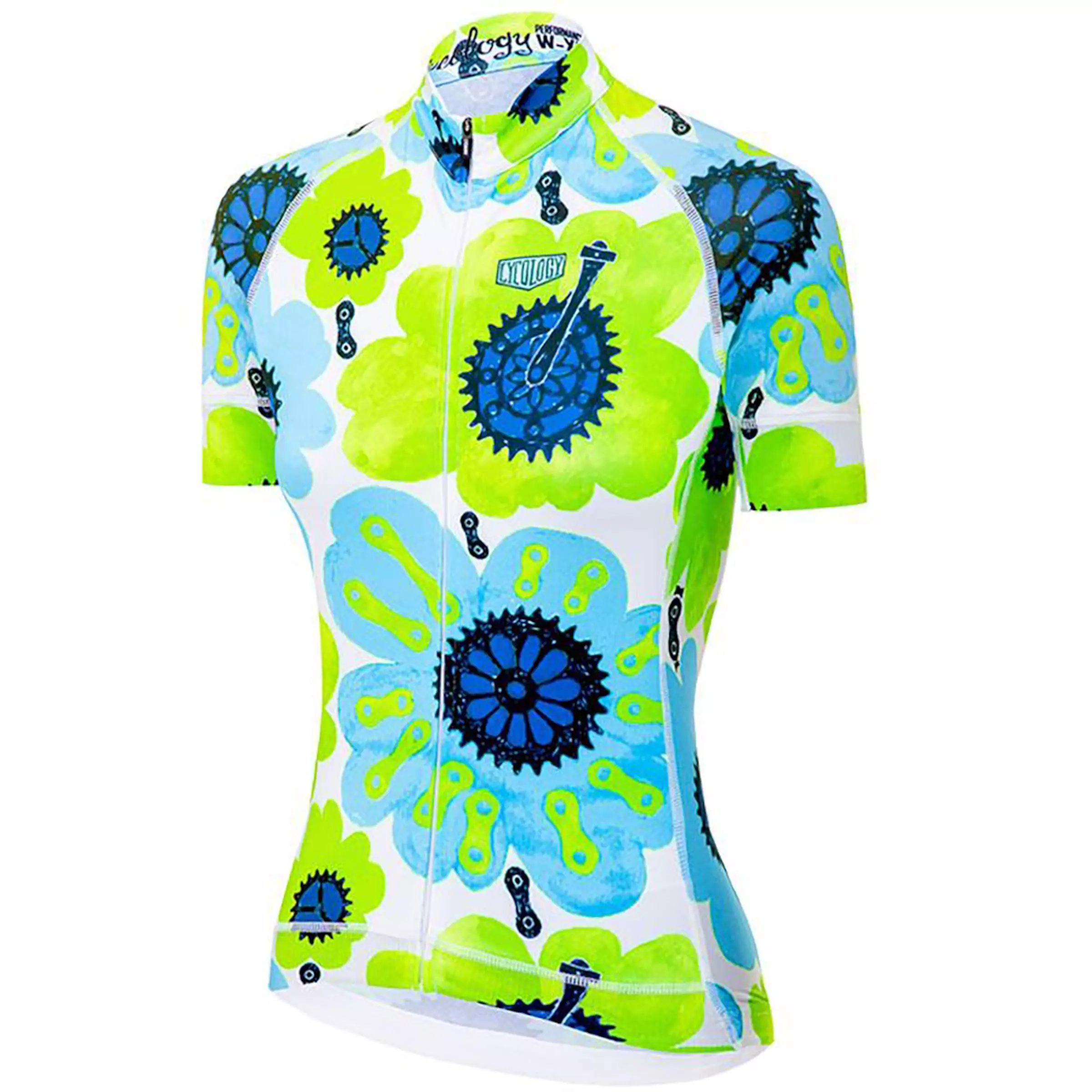 CYCOLOGY PEDAL FLOWER WOMEN'S JERSEY 1 CYCOLOGY PEDAL FLOWER WOMEN'S JERSEY