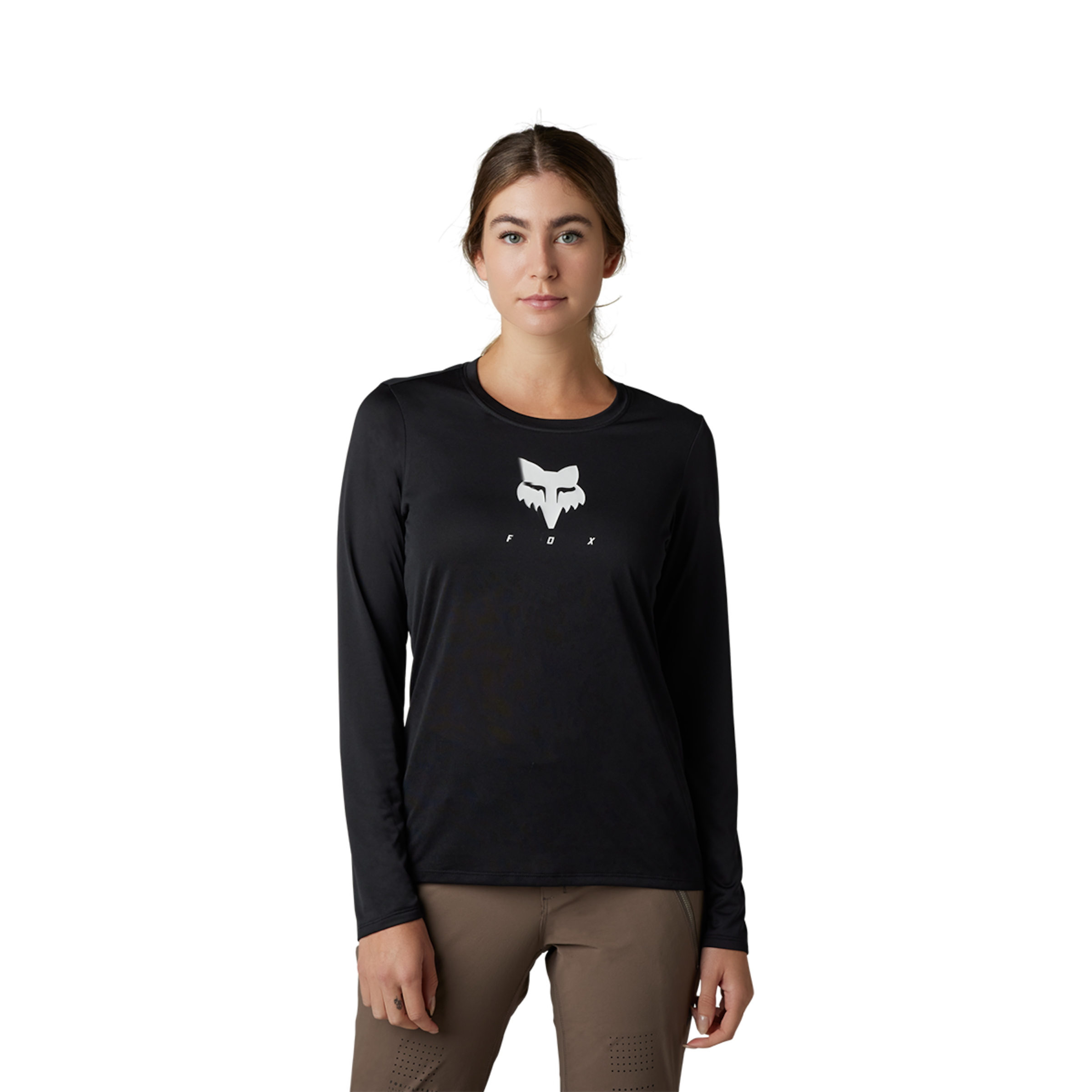 FOX WOMENS RANGER TRU DRI LS JERSEY Long-sleeved MTB Bike Shirt 2 FOX WOMENS RANGER TRU DRI LS JERSEY Long-sleeved MTB Bike Shirt - Image 2