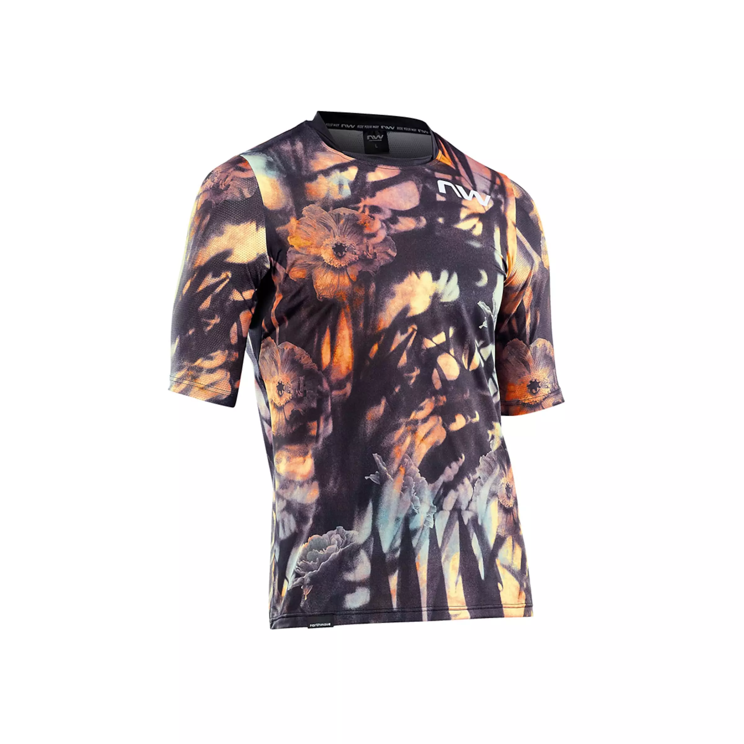 NORTHWAVE FLOWER CAMO AM JERSEY Short Sleeve MTB Shirt 1 NORTHWAVE FLOWER CAMO AM JERSEY Short Sleeve MTB Shirt