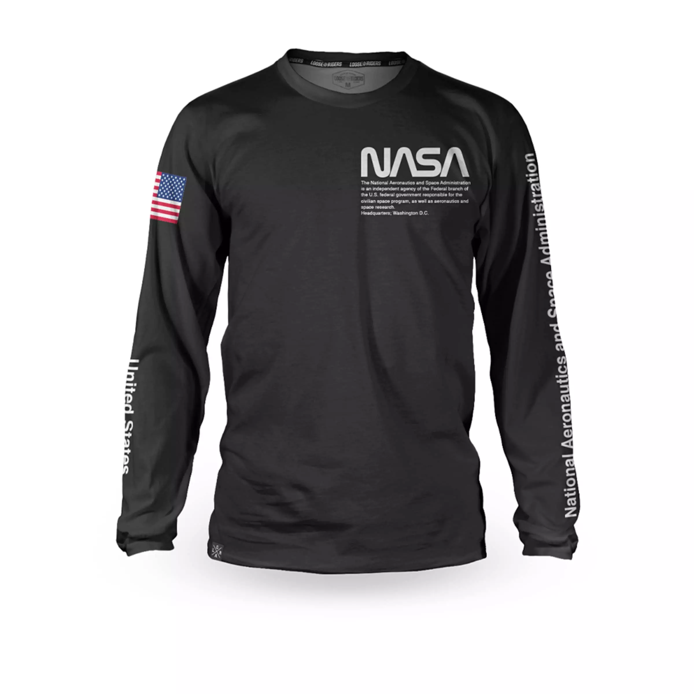 Loose Riders FLIGHT CREW C/S JERSEY LONG SLEEVE 1 Loose Riders FLIGHT CREW C/S JERSEY LONG SLEEVE