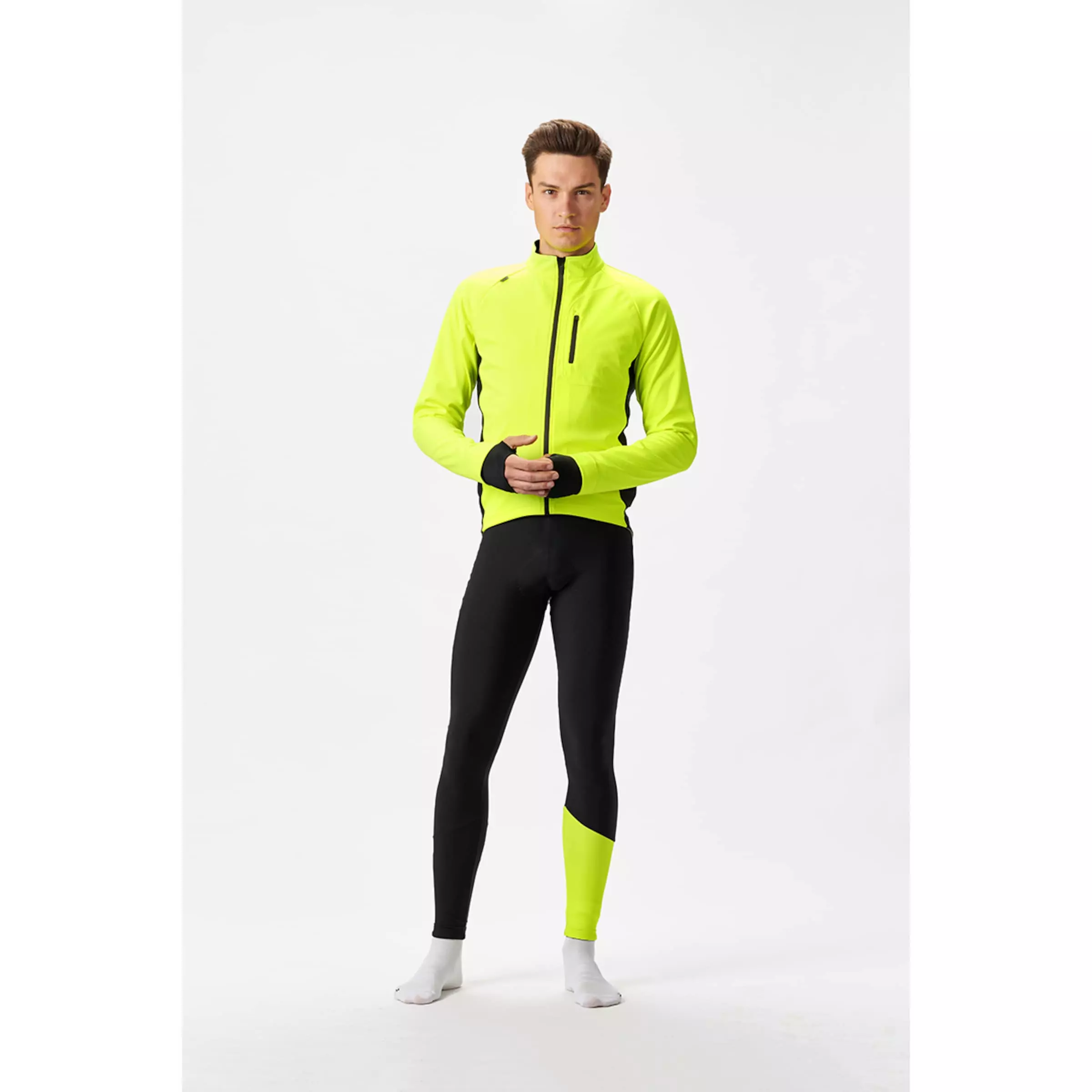 ROSE FLUO Thermo Wind Jacket For Cycling 3 ROSE FLUO Thermo Wind Jacket For Cycling - Image 3