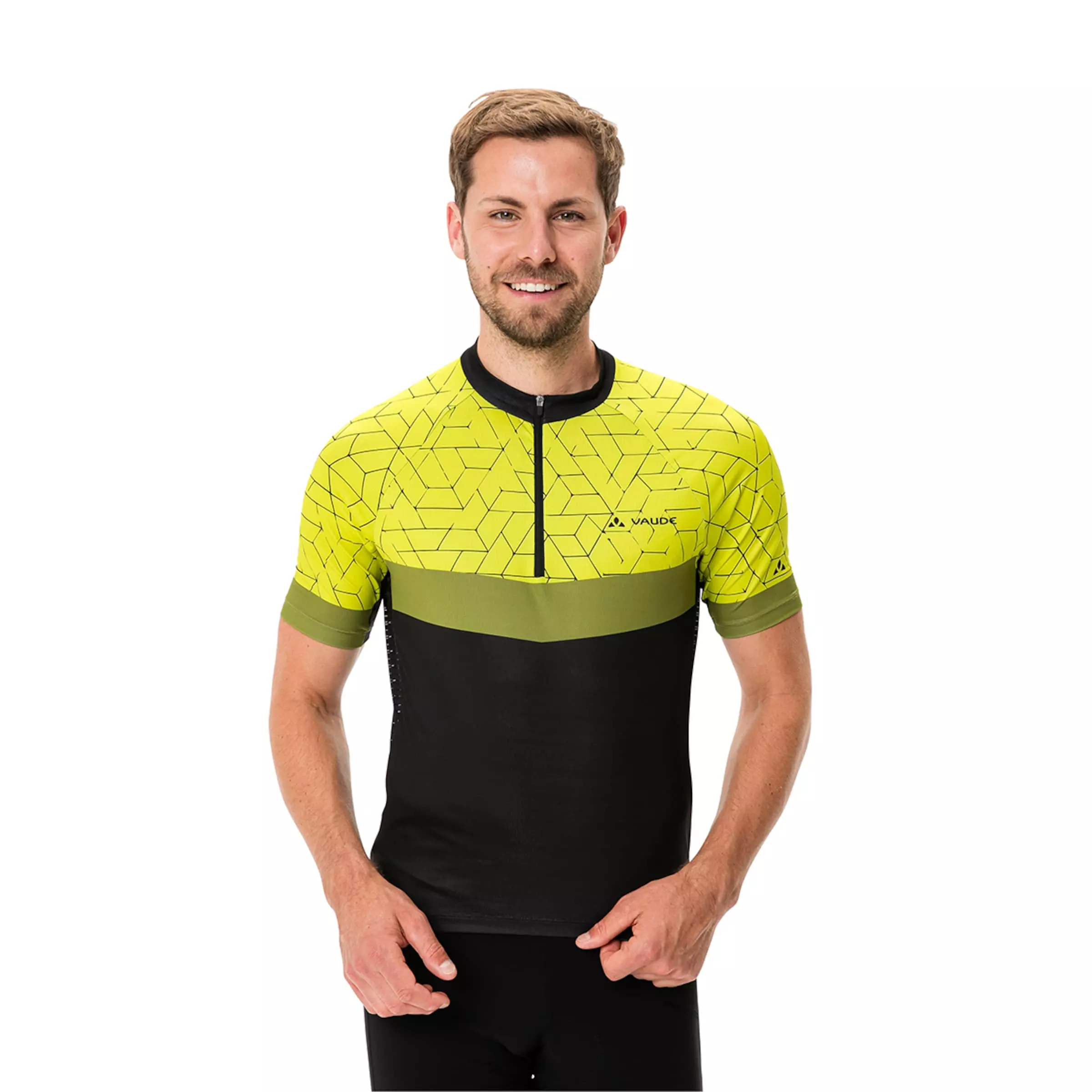 VAUDE MEN`S POSTA HZ TRICOT Cycling Jersey 3 VAUDE MEN`S POSTA HZ TRICOT Cycling Jersey - Image 3