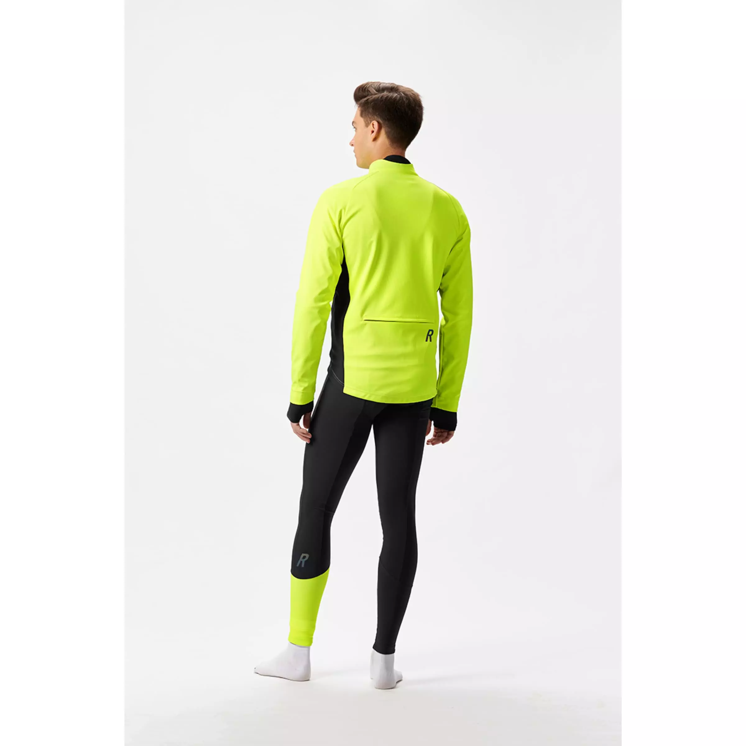 ROSE FLUO Thermo Wind Jacket For Cycling 4 ROSE FLUO Thermo Wind Jacket For Cycling - Image 4